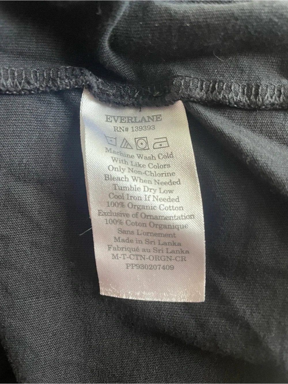 New Everlane Men Short-Sleeve Crew Tee Shirt Black Size XL - Picture 10 of 11